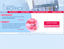 Tablet Screenshot of bioffice.fr